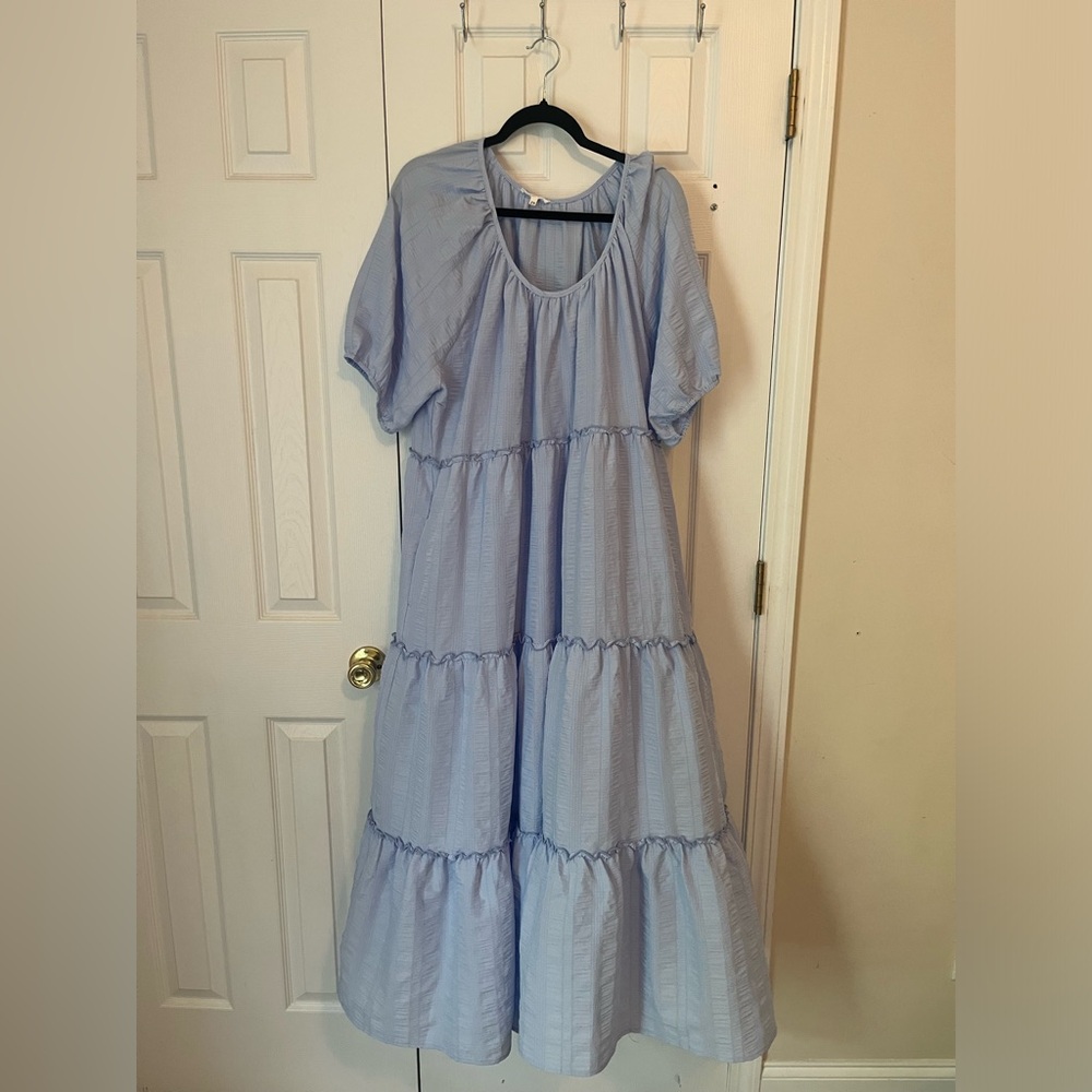 Baby blue maxi dress CHIC SOUL